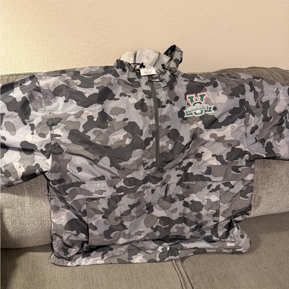 MVSU Champion Gray Camo Pullover